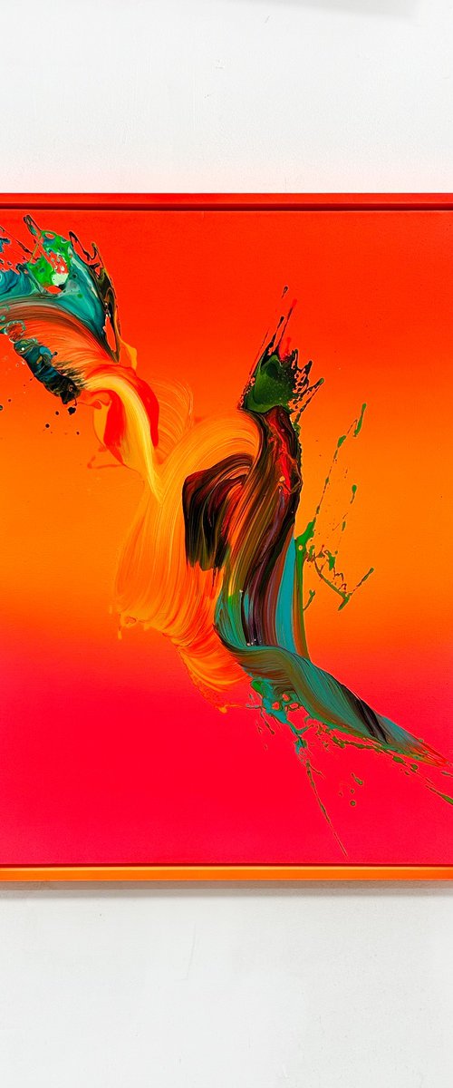 mounted in flame by Nikolaos Schizas