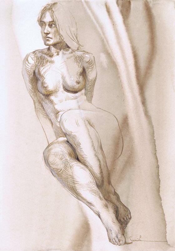 Erotic Art Beautiful nude 1854