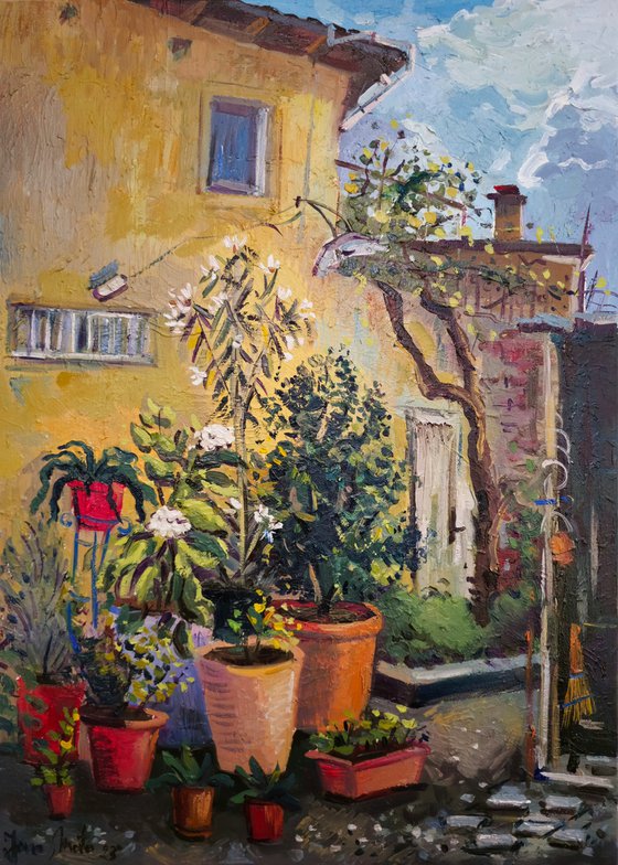 Blossoms in the garden