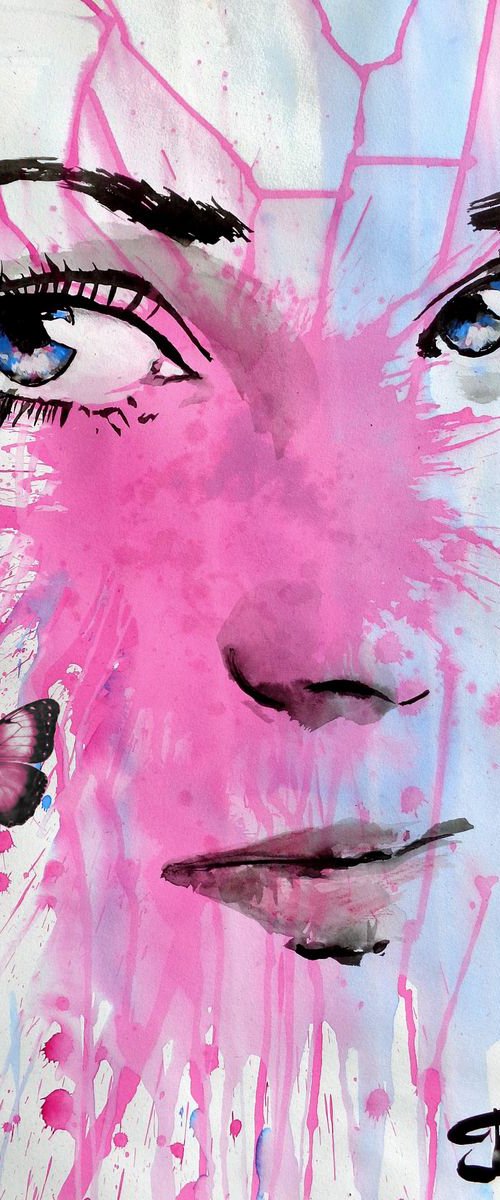 PINKS N BLUES by Loui Jover