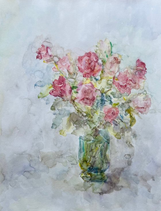 Roses 19,7x25,6 in