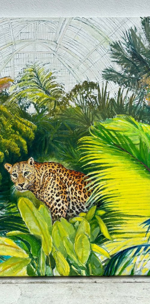 THE LEOPARD AT KEW GARDENS by Patricia Clements