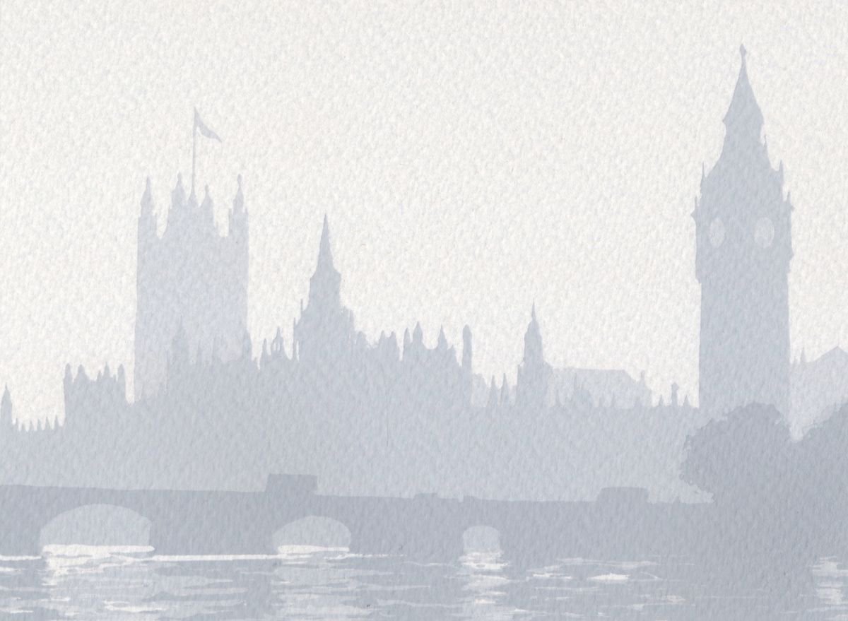 Misty Day, Westminster by Ian Scott Massie