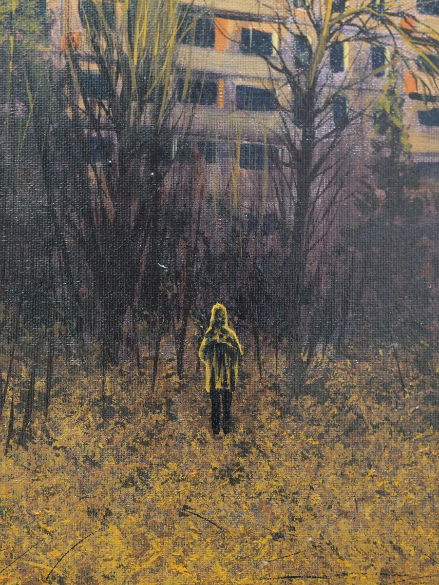 Eugene Gorbachenko | Original Acrylic Painting | Autumn In Pripyat 2 | 70 X 50Cm | Artwork For Sale On Artfinder