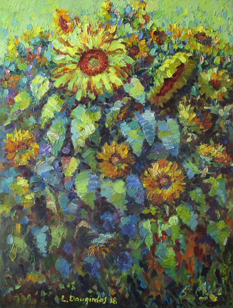 The Sunflowers by Liudvikas Daugirdas