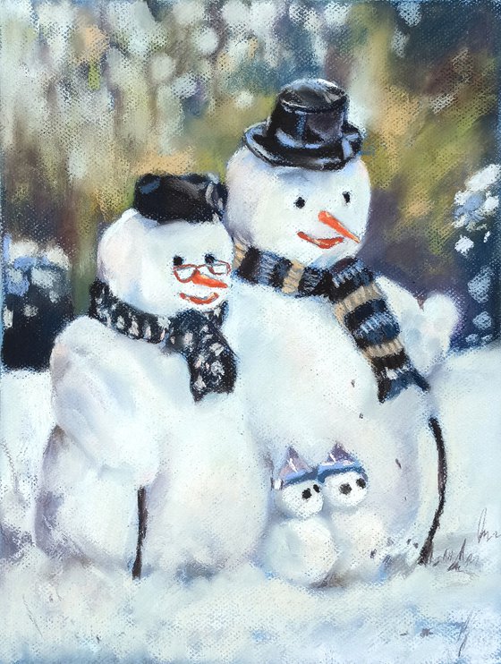 Snowman family