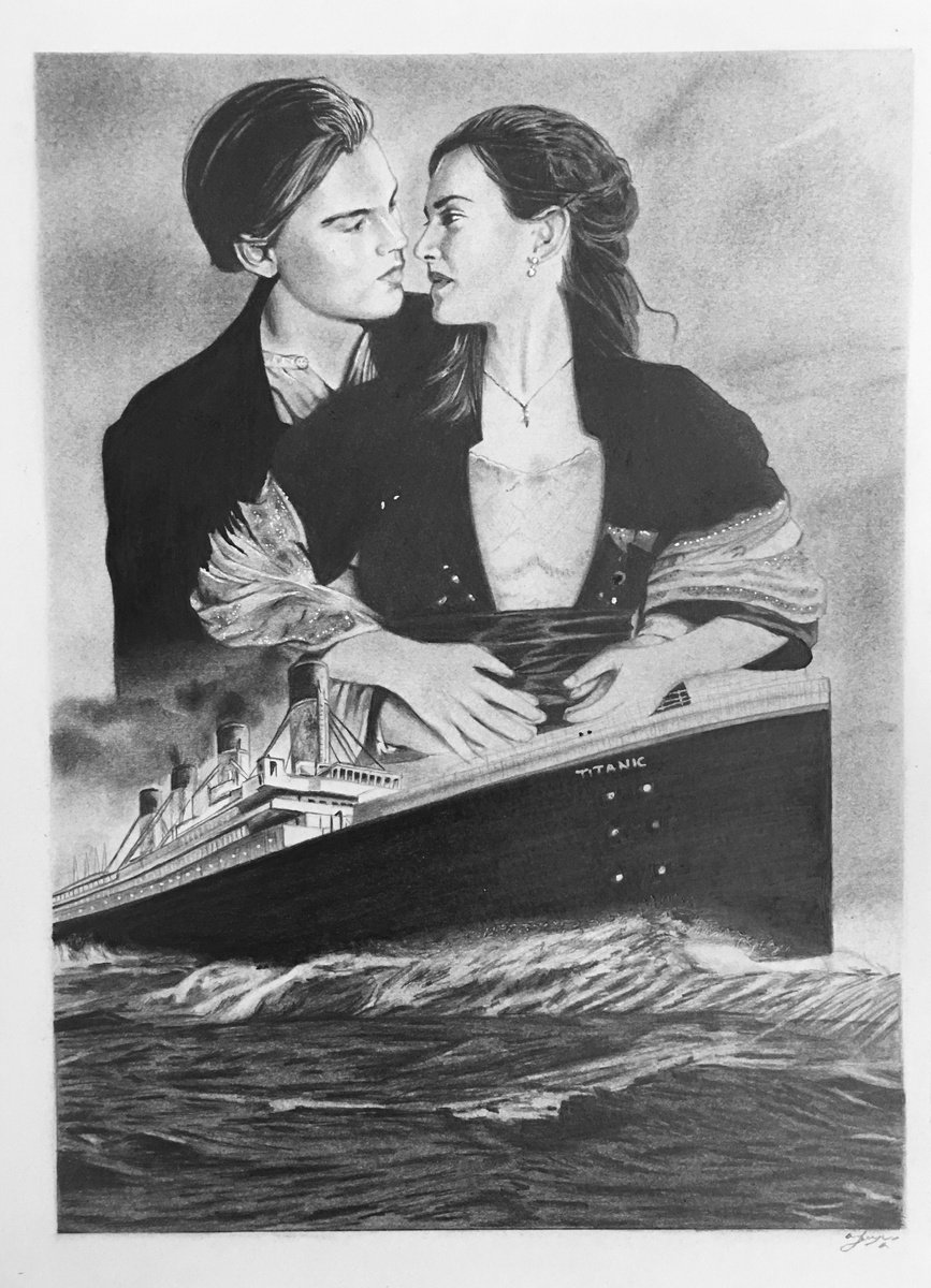Jack and Rose Titanic No.2 by Amelia Taylor