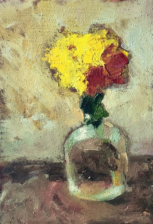 Bouquet of Chrysanthemums by Lena Ru