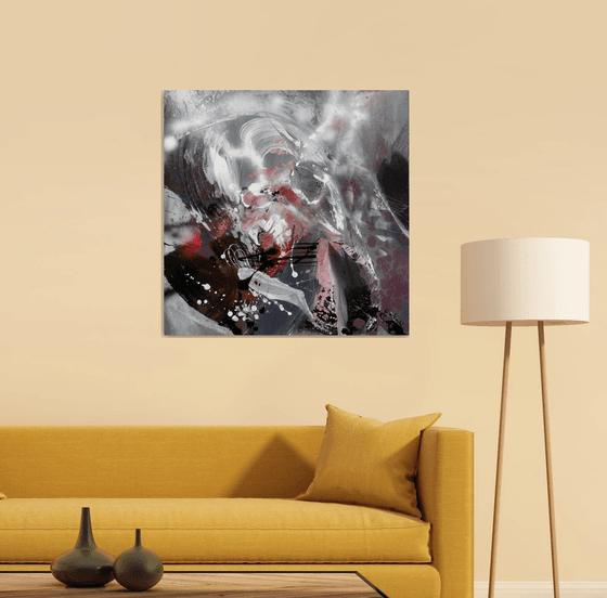 Large Unique Abstract Painting Chopin Music By Kloska