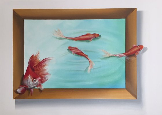 3D goldfish