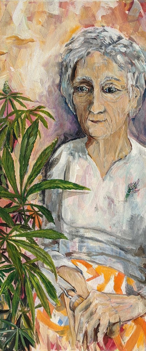 Granny is the Gardener, Pot Plant by Chris Walker
