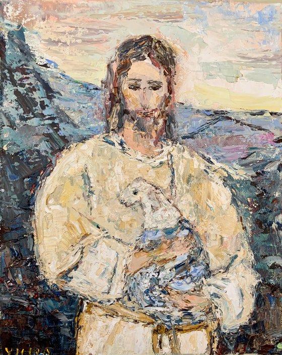Jesus and the lamb