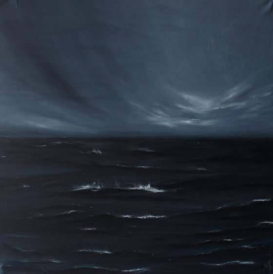 The Storm, 80x80 cm