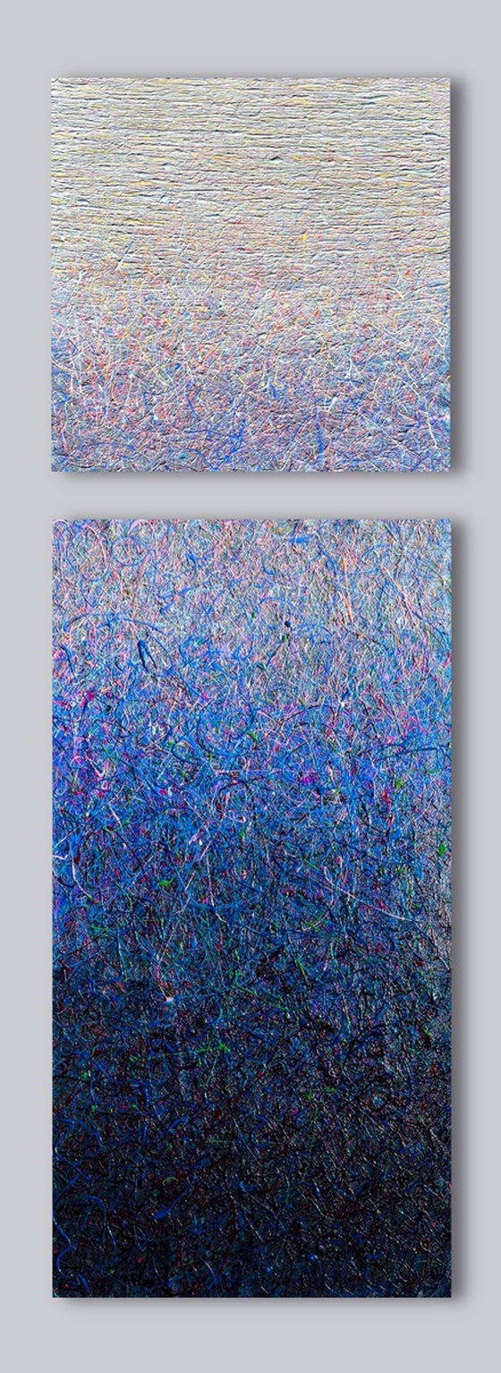 In search of silence- 3 (blue)