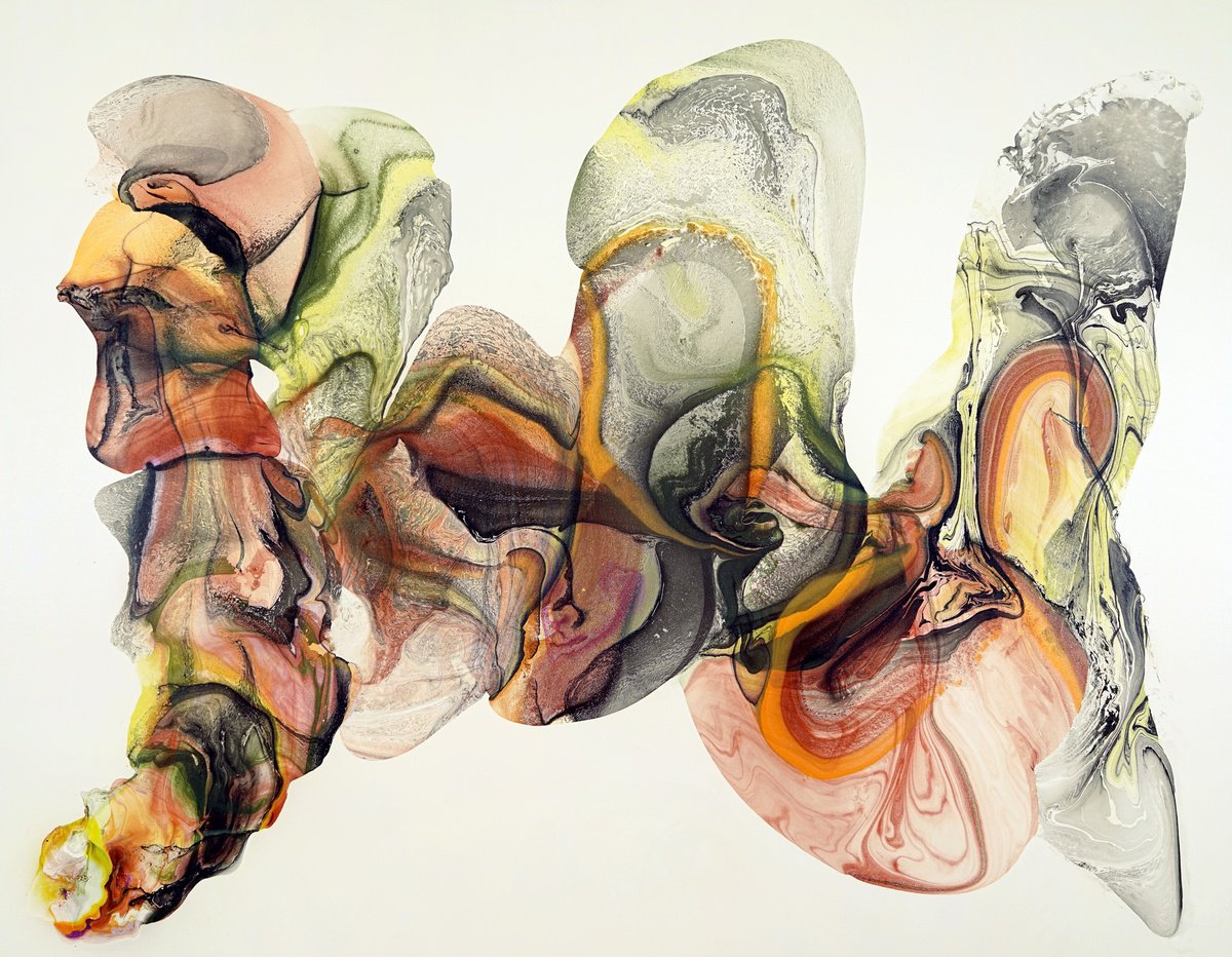 Abstract Oil Painting By Fintan Whelan, 71 X 55, Listen To The Land Speak, Original Artwork