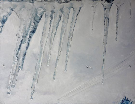 Beautiful Winter did not Stop Crying