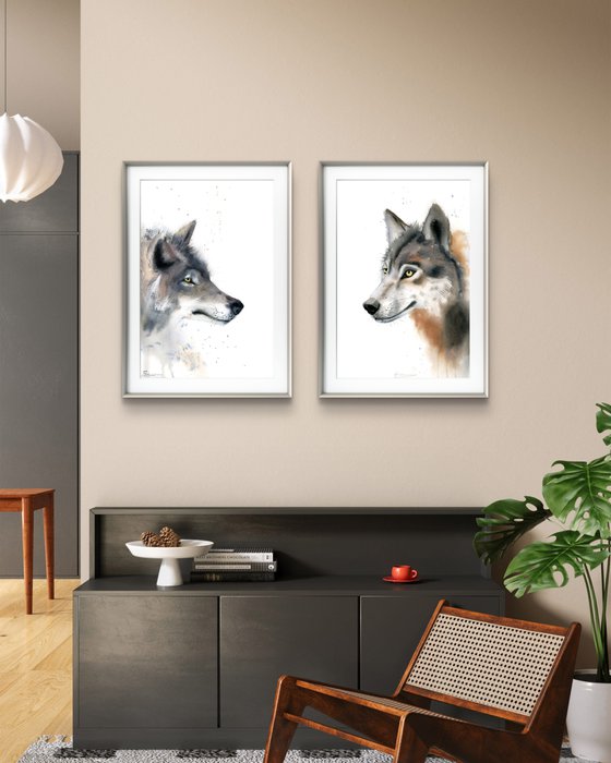 Wolf - Diptych