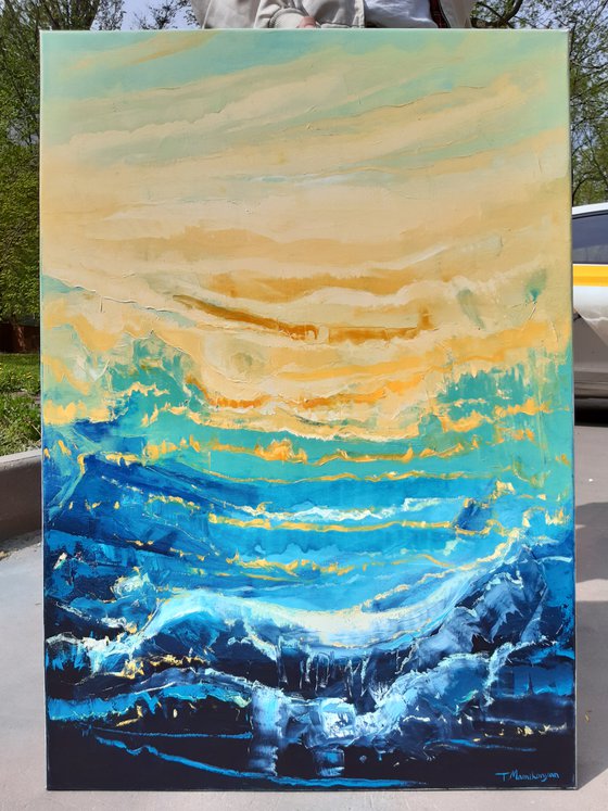 Spring Sunrise  100x210cm