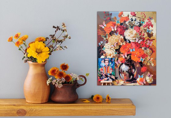 Flowers for Frida Kahlo