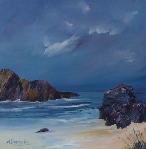 The Lonely Sea & The Sky - A Scottish Seascape by Margaret Denholm