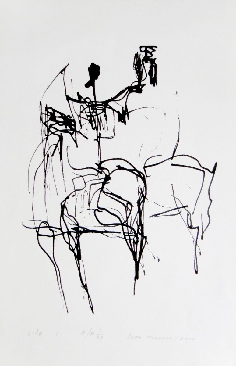 Expressive Limited Edition Print , Rider Iii By Ivan Minekov, 14 X 20, Artwork For Sale On Artfinder