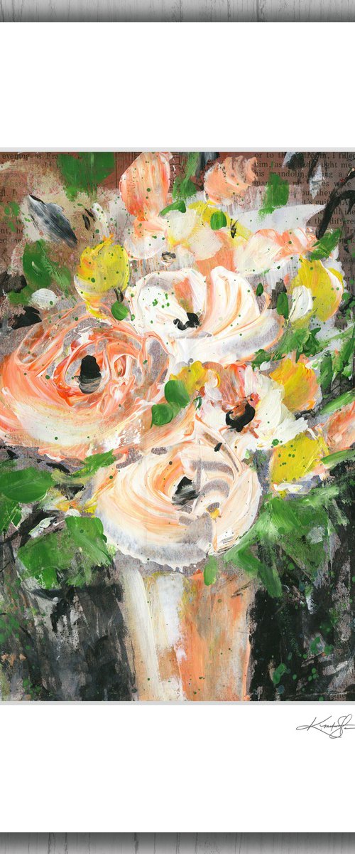 Vintage Blooms 3 by Kathy Morton Stanion