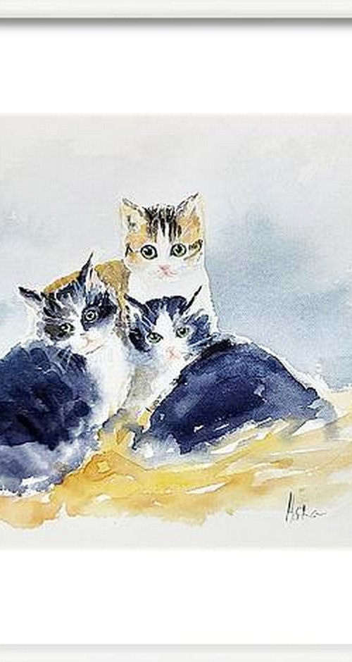 Three Little Kittens by Asha Shenoy