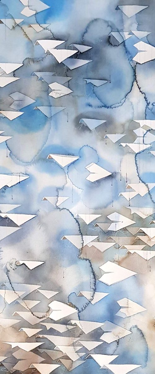 Connected | Columbia Frost Dio (30x22") by Yuliya  Martynova