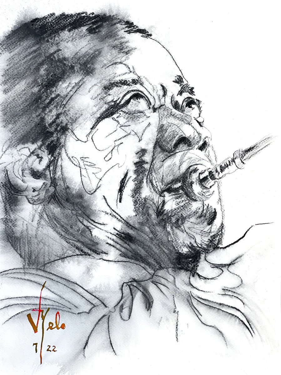 Louis Armstrong by Victor de Melo