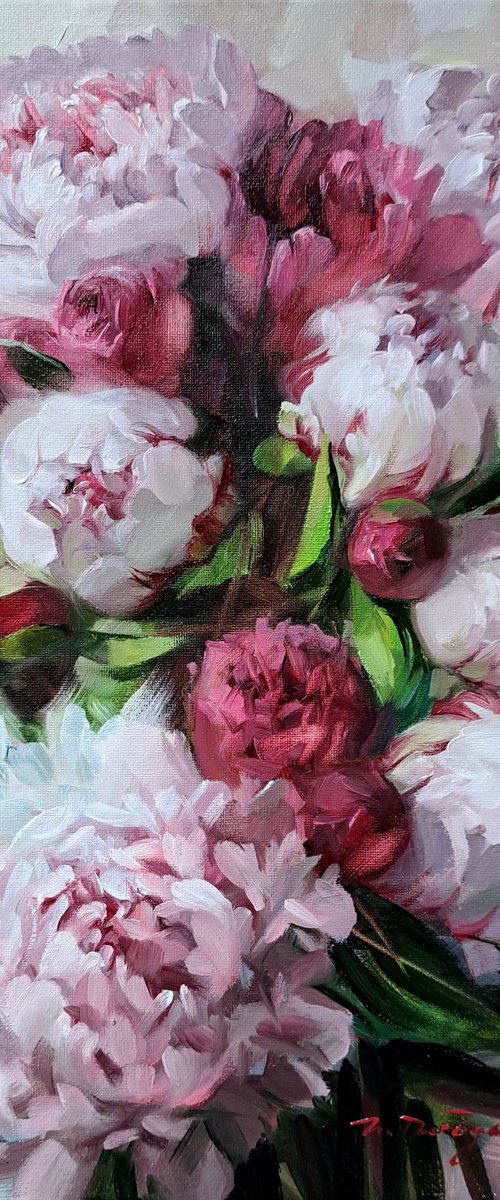White and purple by Nataly Derevyanko
