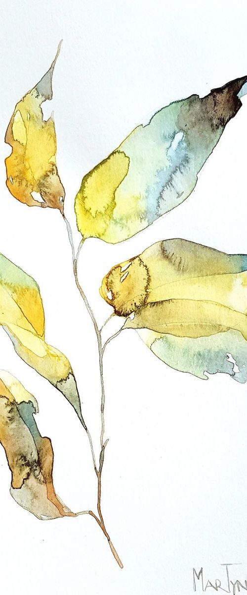 Herbal Gold #2 - A4 size by Yuliya  Martynova