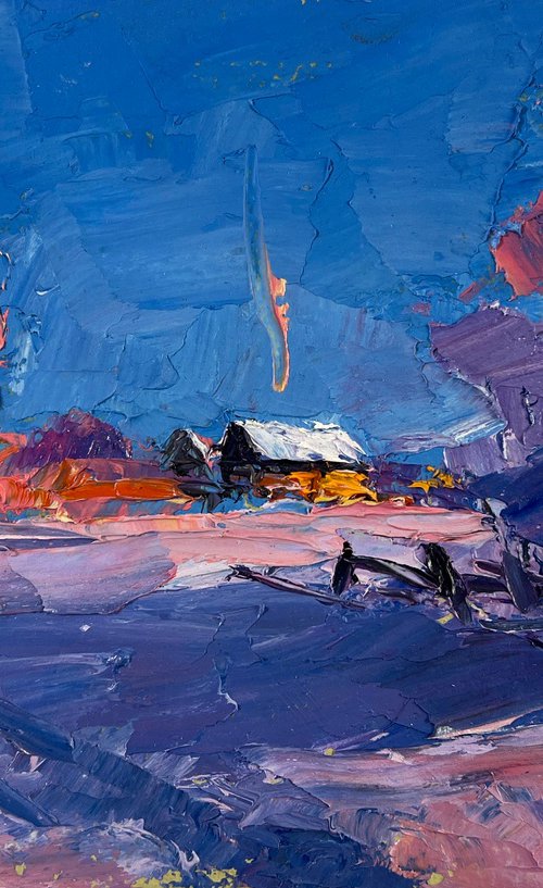 Silence among the Snow and Trees by Boris Serdyuk