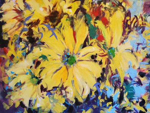 Yellow bouquet by Marina Del Pozo
