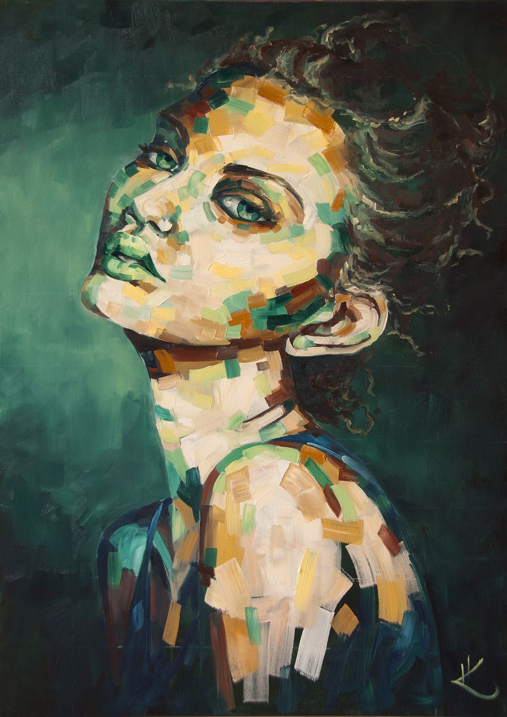 Oil Painting Medusa By Karolina Masiewicz Artfinder