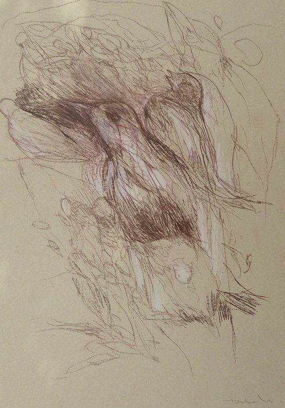 The memory of a bird 1, 29x21 cm