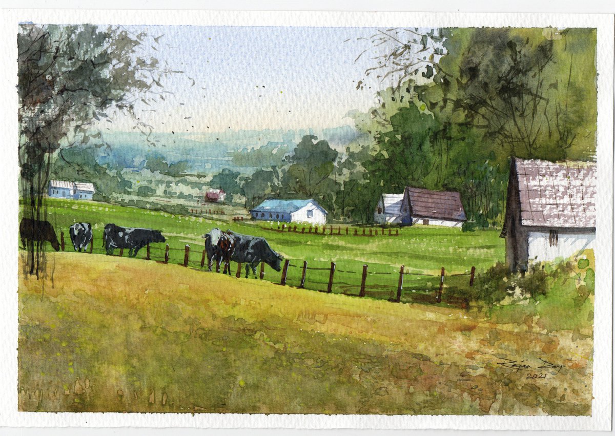Farmland, UK by Rajan Dey