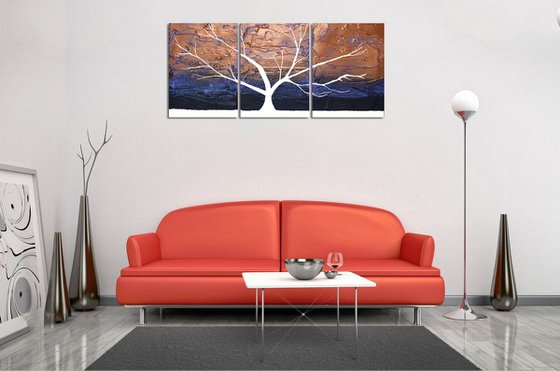 Tree of Light triptych 3 piece