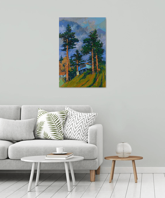 Pine Forest, After the Rain