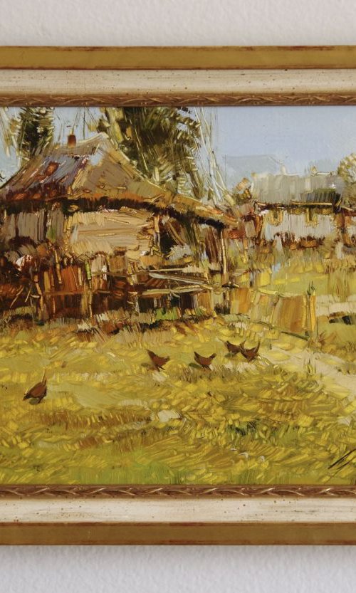 Landscape  Original oil painting  Handmade artwork Framed Ready to Hang One of a kind by Vahe Yeremyan