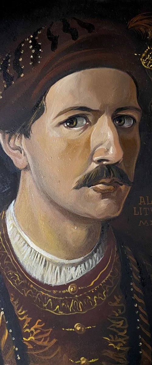 Portrait of a man by Oleg and Alexander Litvinov