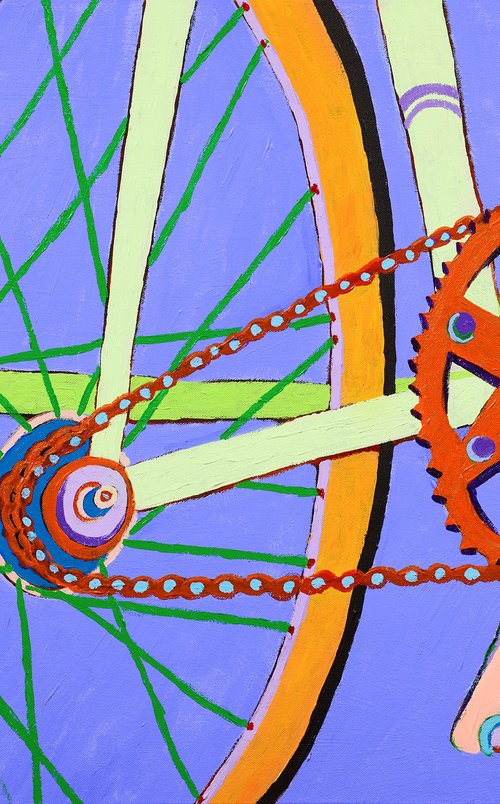 Green Spokes by Sue Graef