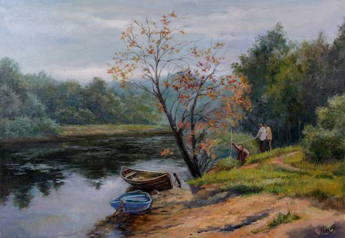 Fisherman by Eduard Panov