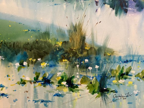 Watercolor “Fresh early morning” perfect gift