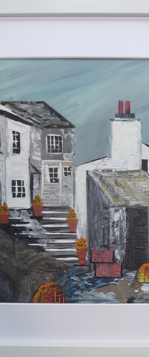 Polperro, Smugglers' Cottage by Elaine Allender