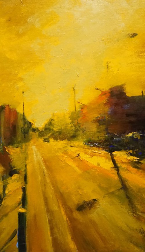 Hard sunset by Manuel Leonardi