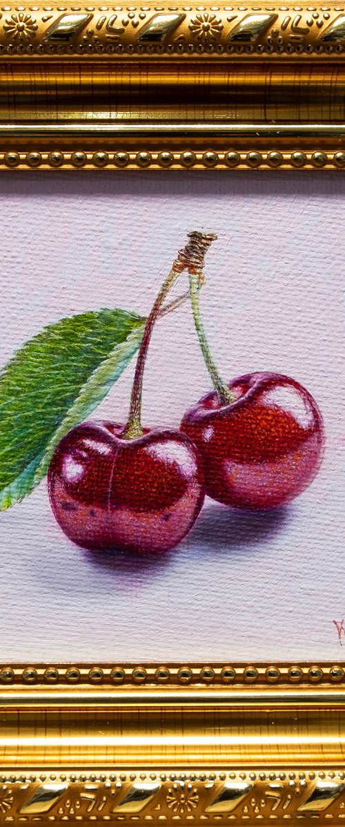 Twin Cherries by Anastasia Woron