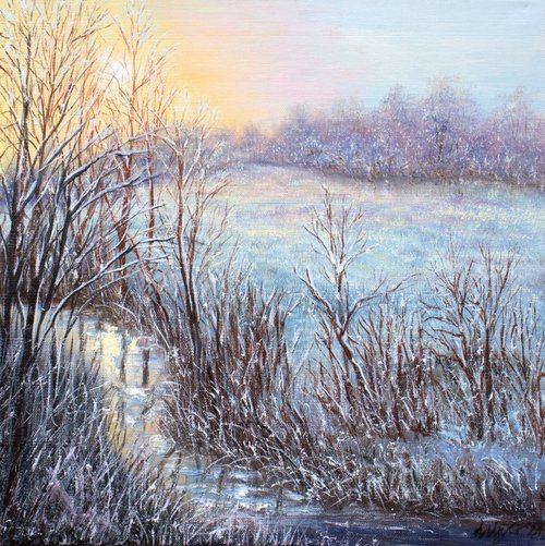 Winter scene by Ludmilla Ukrow