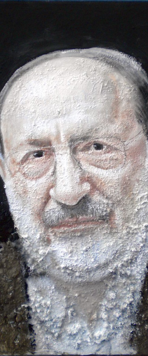 Portrait of Umberto Eco by paolo beneforti