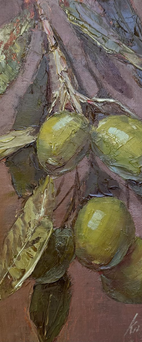 Olive branch by Kateryna Boykov