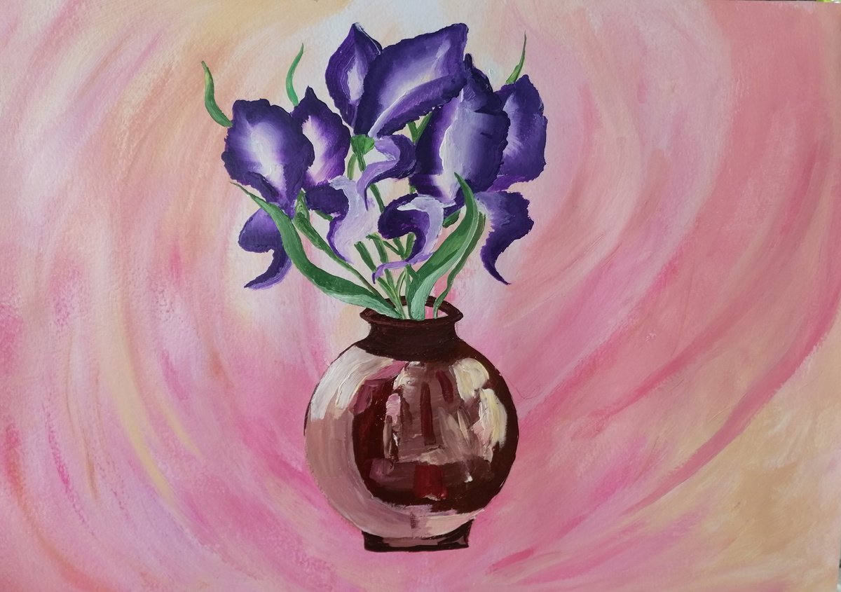 Bouquet of irises by Sanja Jancic